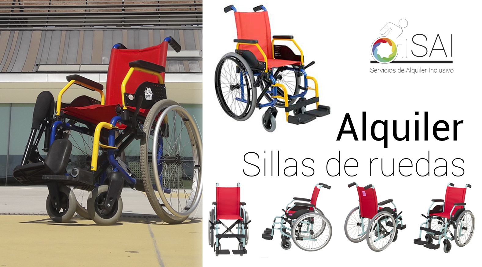 alquiler sillas de ruedas infantiles