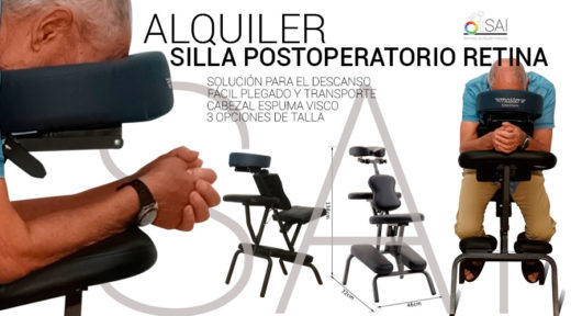 ALQUILER SILLA POSTOPERATORIO RETINA SAI